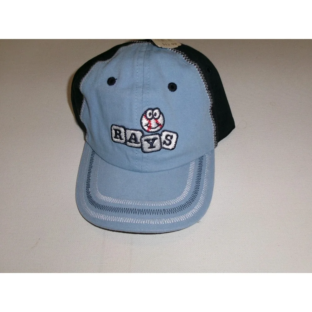 KIDS TAMPA BAY RAYS Y2K 00s HAT CAP VINTAGE DEADSTOCK M4